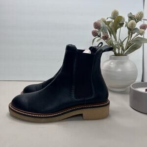 Everlane The Chelsea Boot Leather Black Women 6 Cushion Insole Tried on
